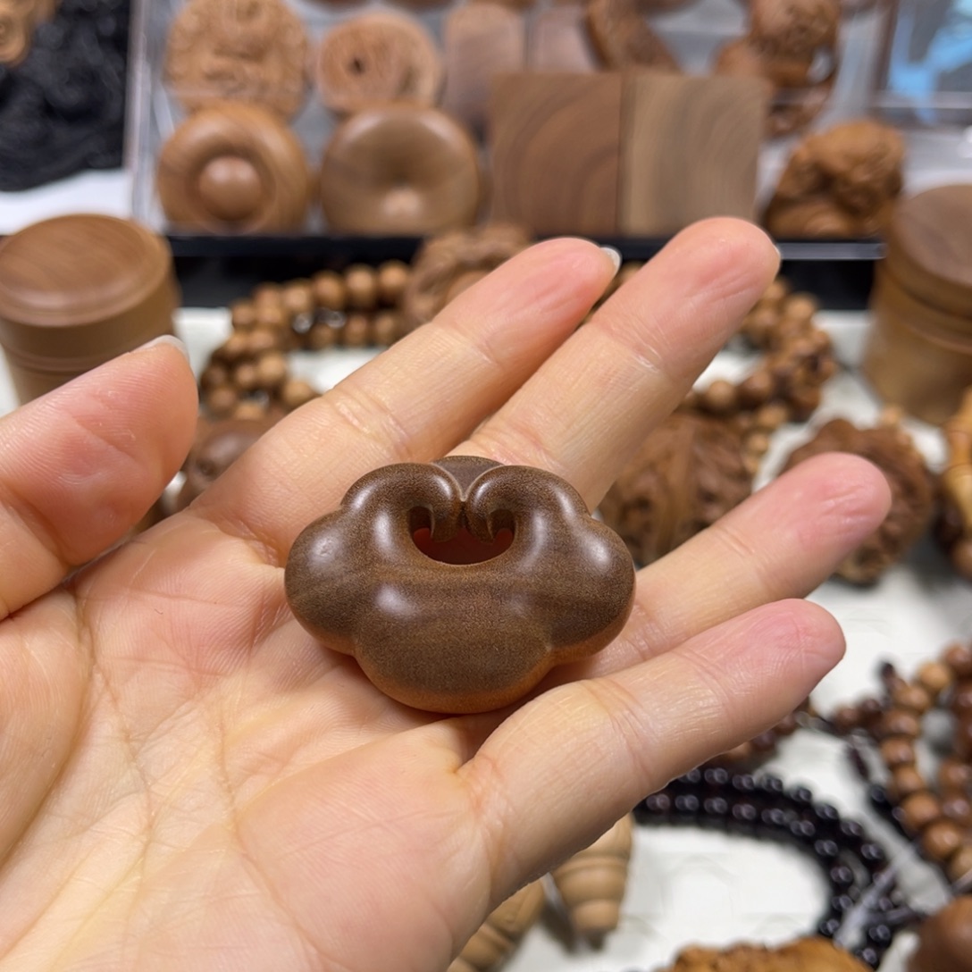 无***优手串/手链檀香木平安扣吊坠