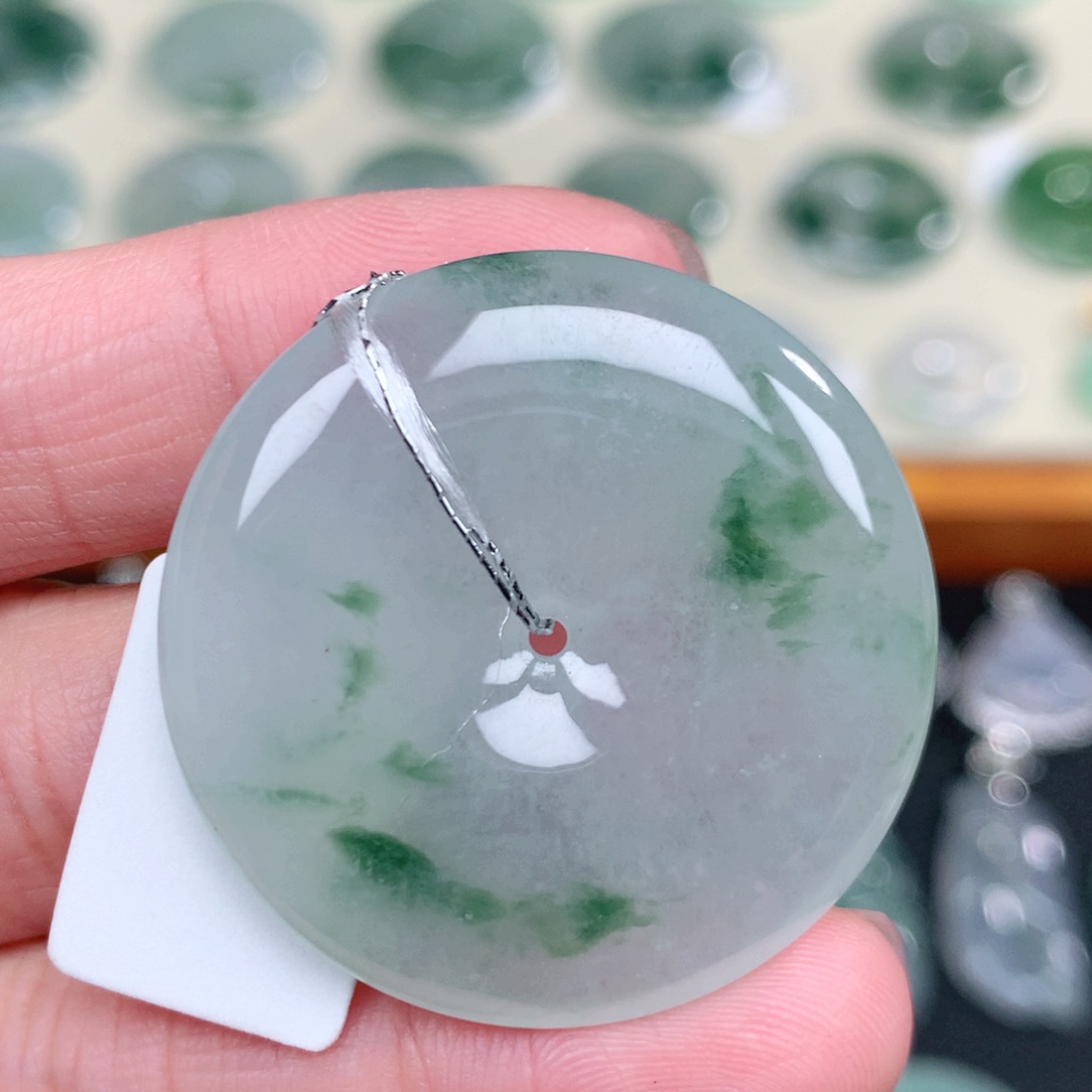 翡翠未镶嵌吊坠(不含链)35.5-6.0