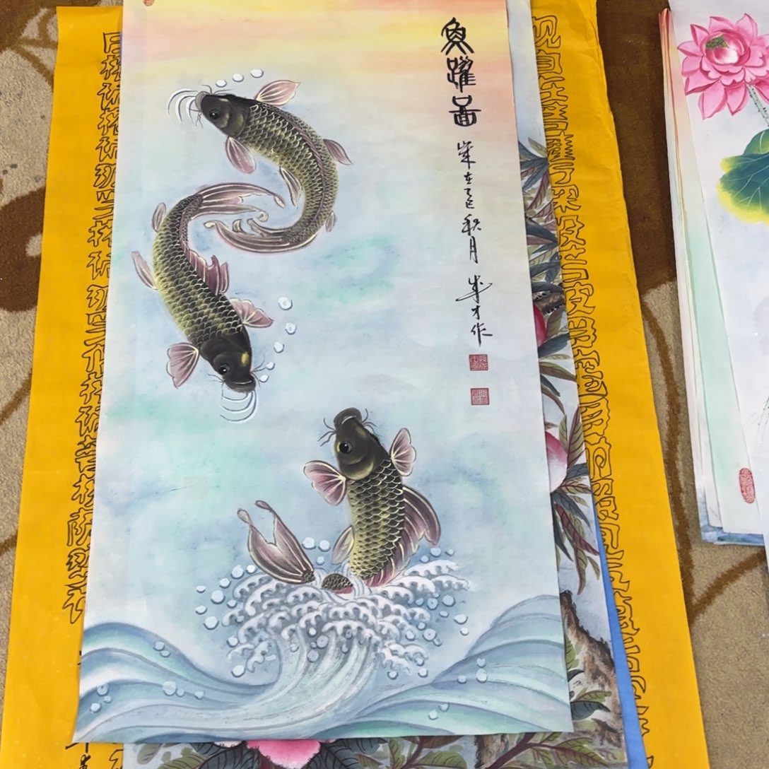 国画孙成才三尺作品艺