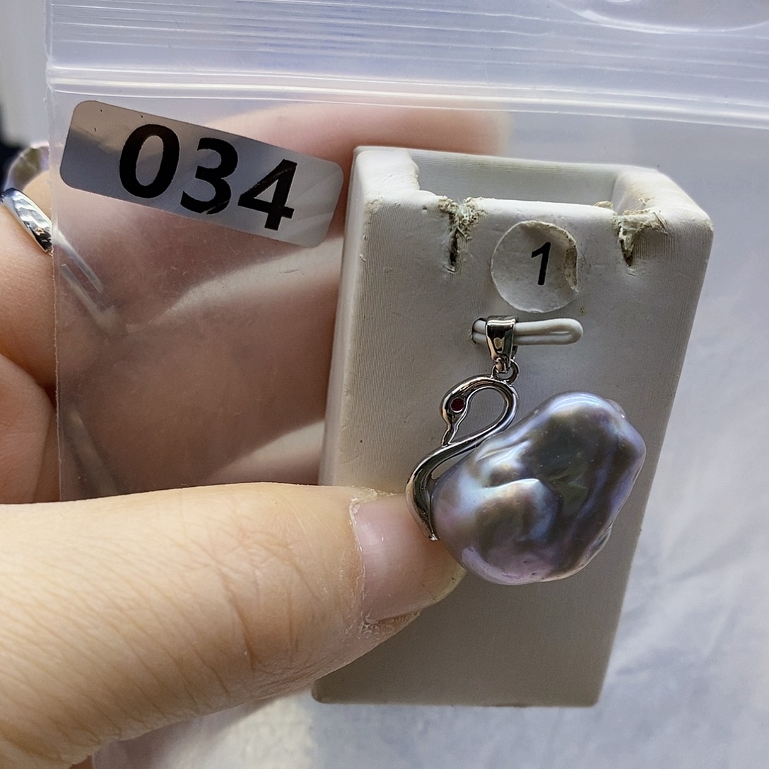 颈饰合金淡水珍珠