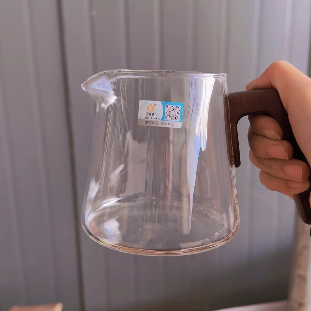 【闪购商品】高硼硅玻璃茶水分离M62公杯