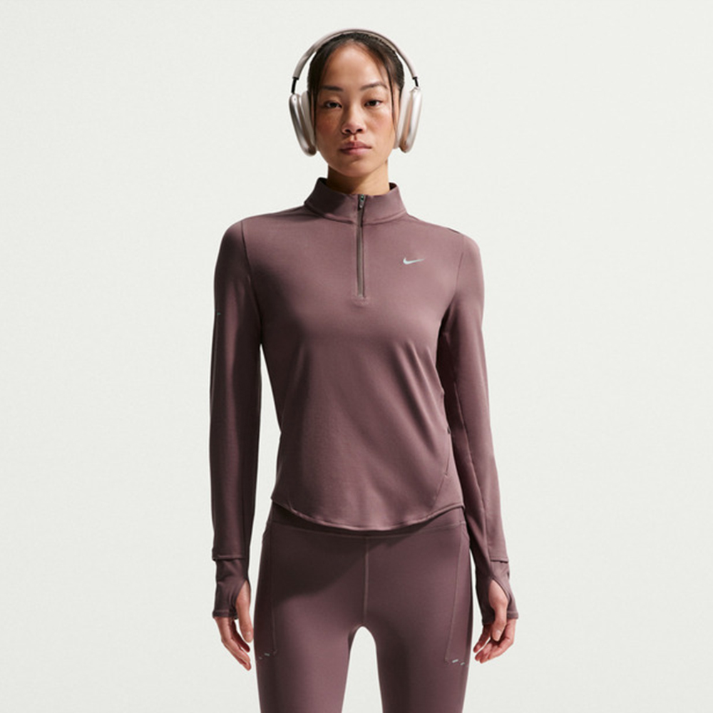 【滔搏联动】耐克女AS W NK SWIFT DF UV HZ TOP有领长袖HQ0500-502