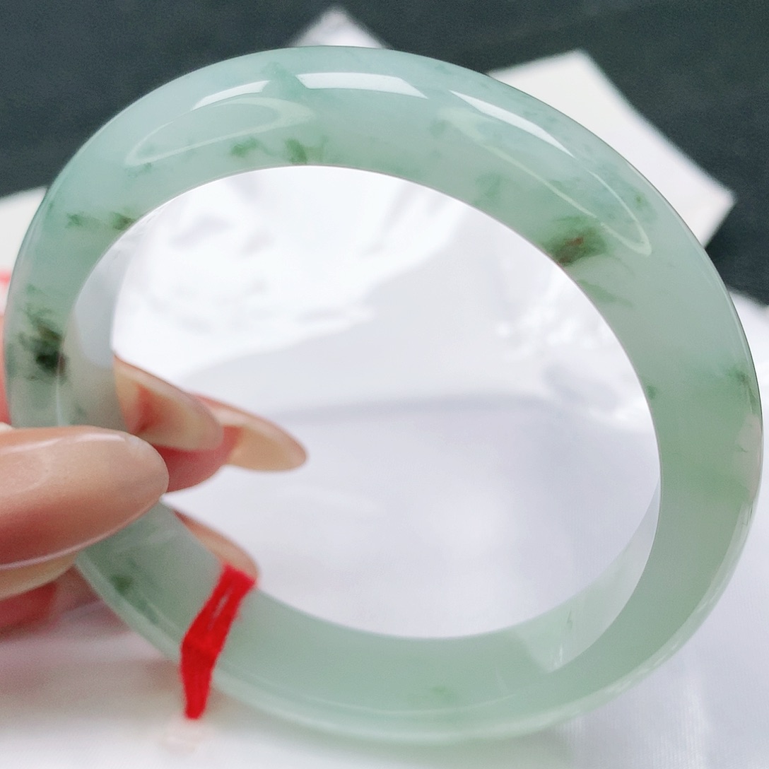 未镶嵌手镯翡翠完美58