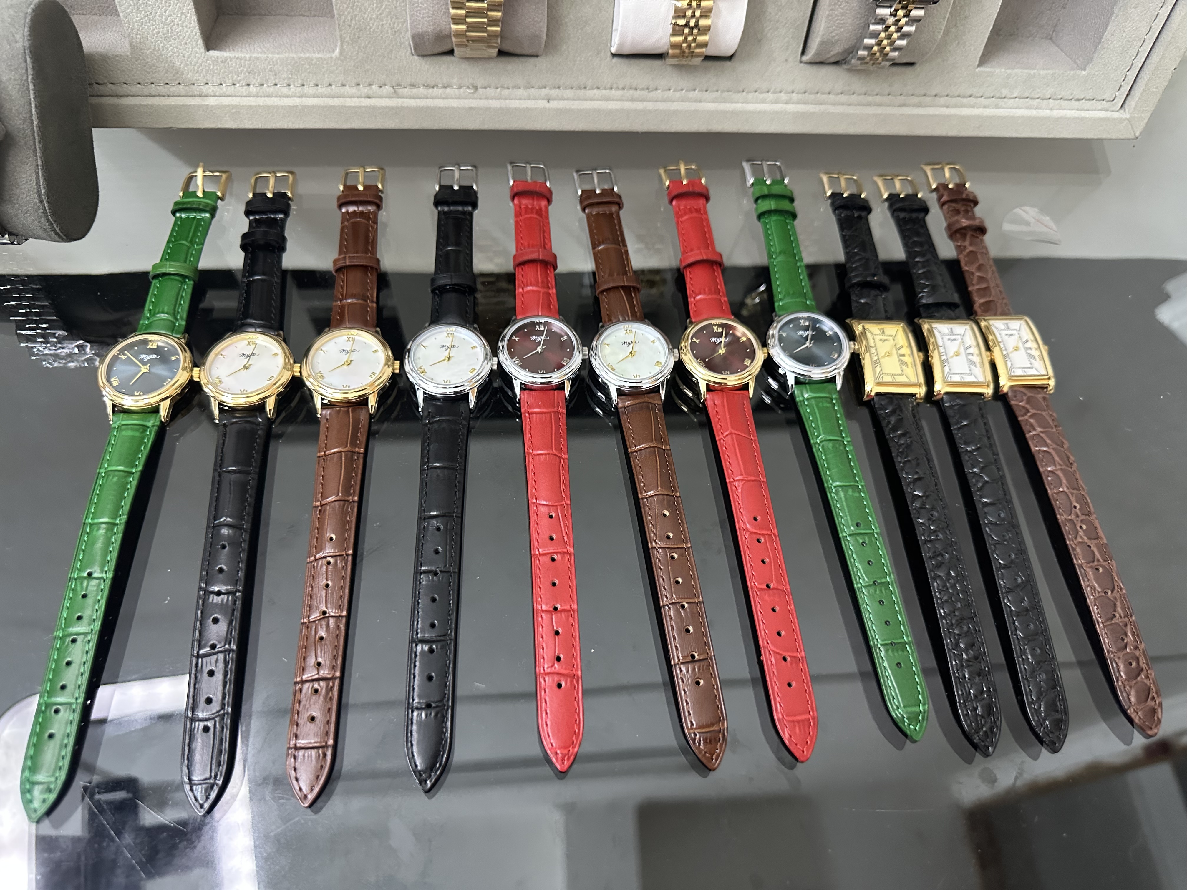 真皮手表女士针扣表带