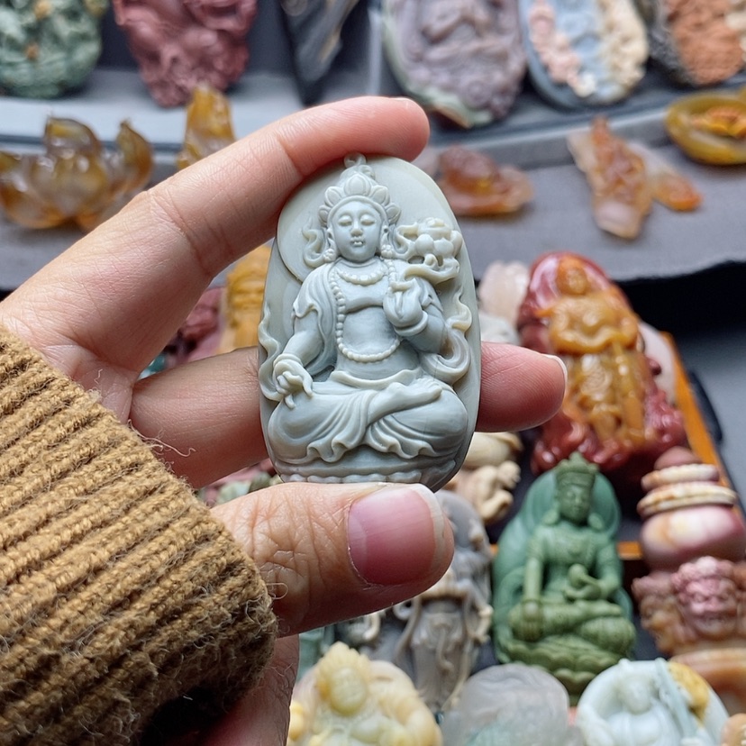 【闪购商品】未镶嵌吊坠定制石英质玉