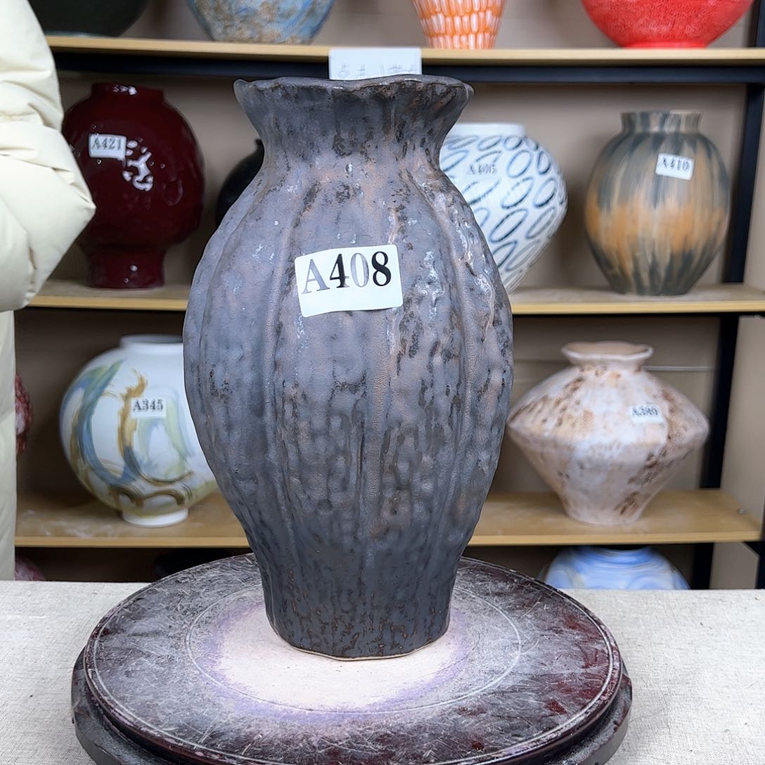 陶瓷408花瓶摆件创意