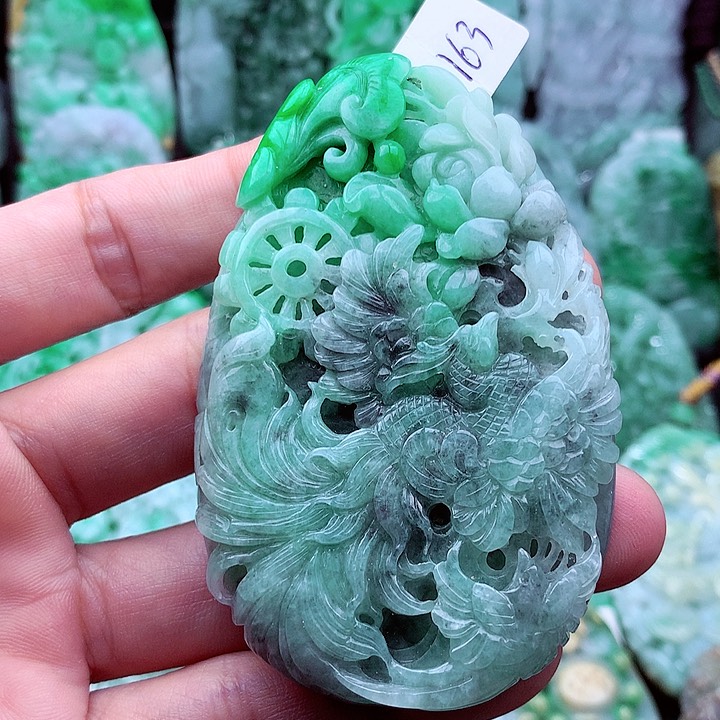 翡翠吊坠(不含链)未镶嵌