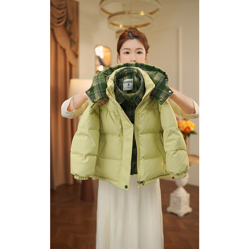 女童新款加厚棉服2025冬季外套洋气中大童儿童冬装毛毛外套3782