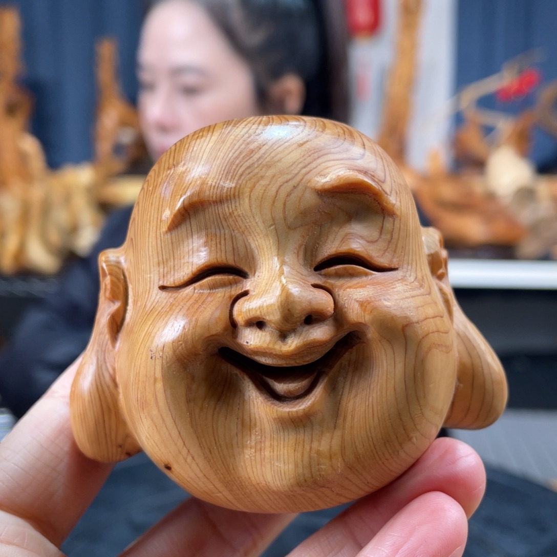 柏木（崖柏）手把件