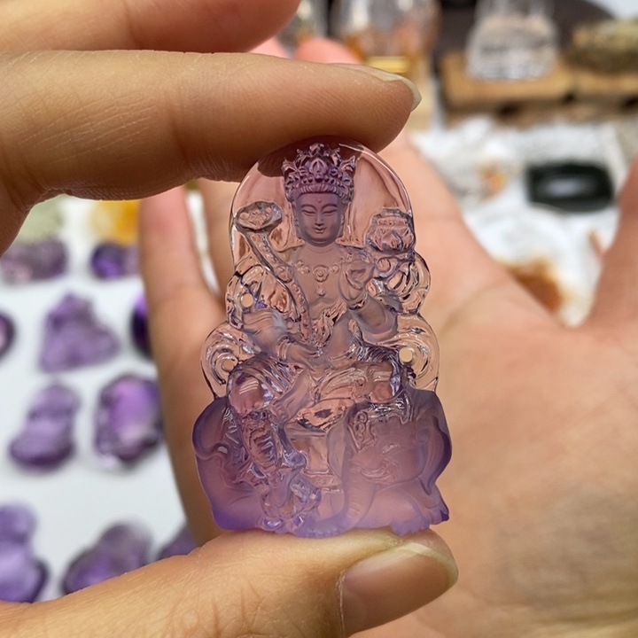 水晶颈饰未镶嵌舒*定制