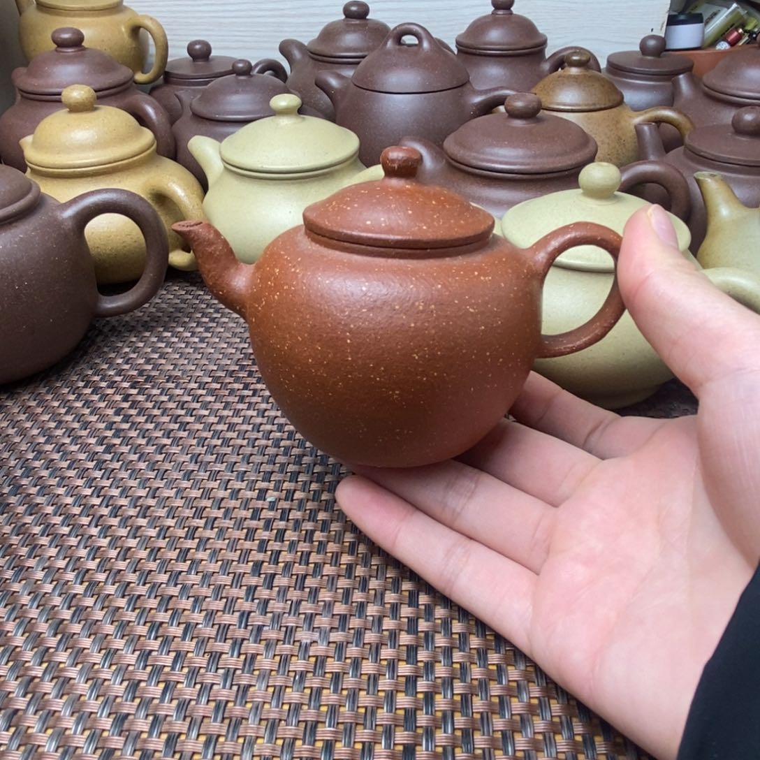 紫砂茶壶用****光微瑕红降坡