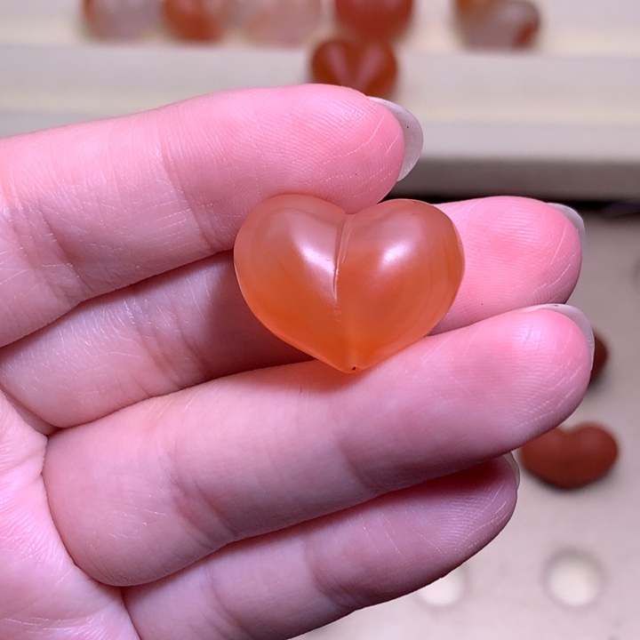M****南红玛瑙未镶嵌珠宝半成品屁桃2