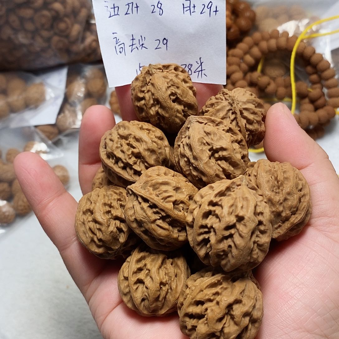 核桃手串/手链粗筋大八棱手训