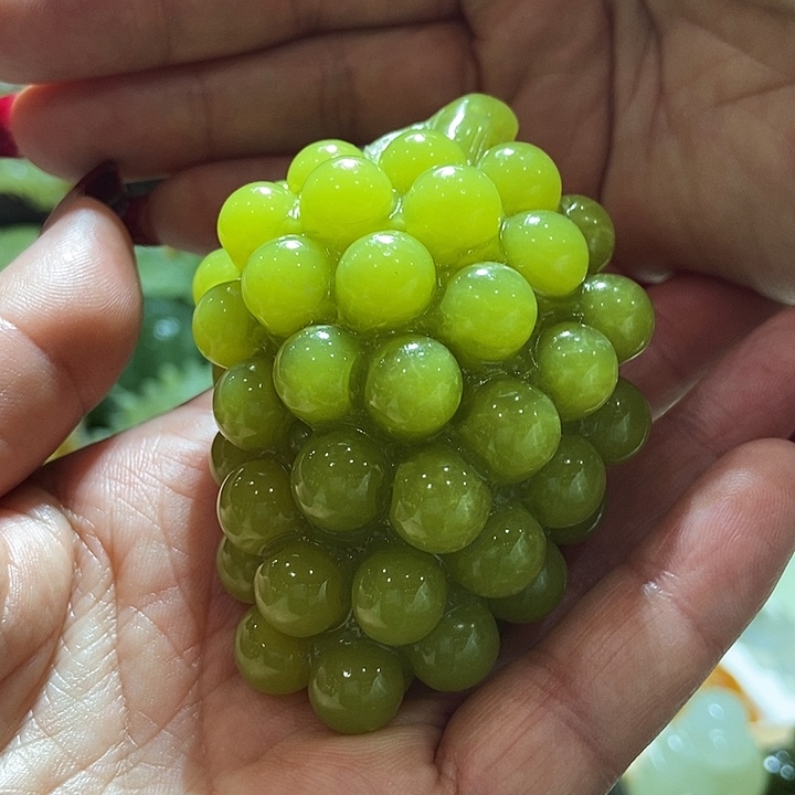 蛇纹石玉摆件合金顺**水