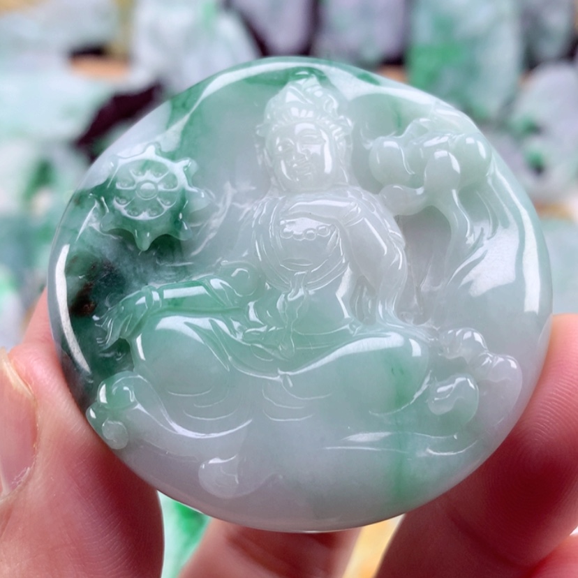 【闪购商品】翡翠吊坠(不含链)未镶嵌