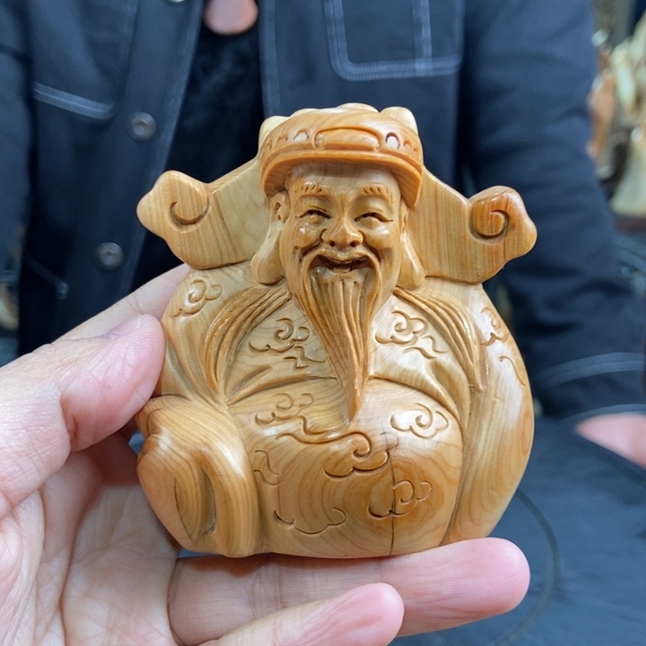 柏木（崖柏）手把件