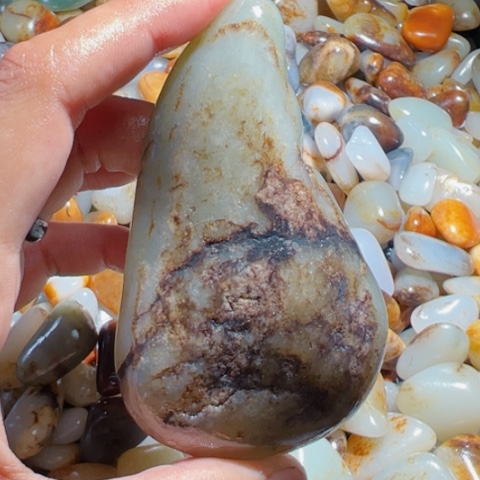 和田玉（糖玉）手链未镶嵌4