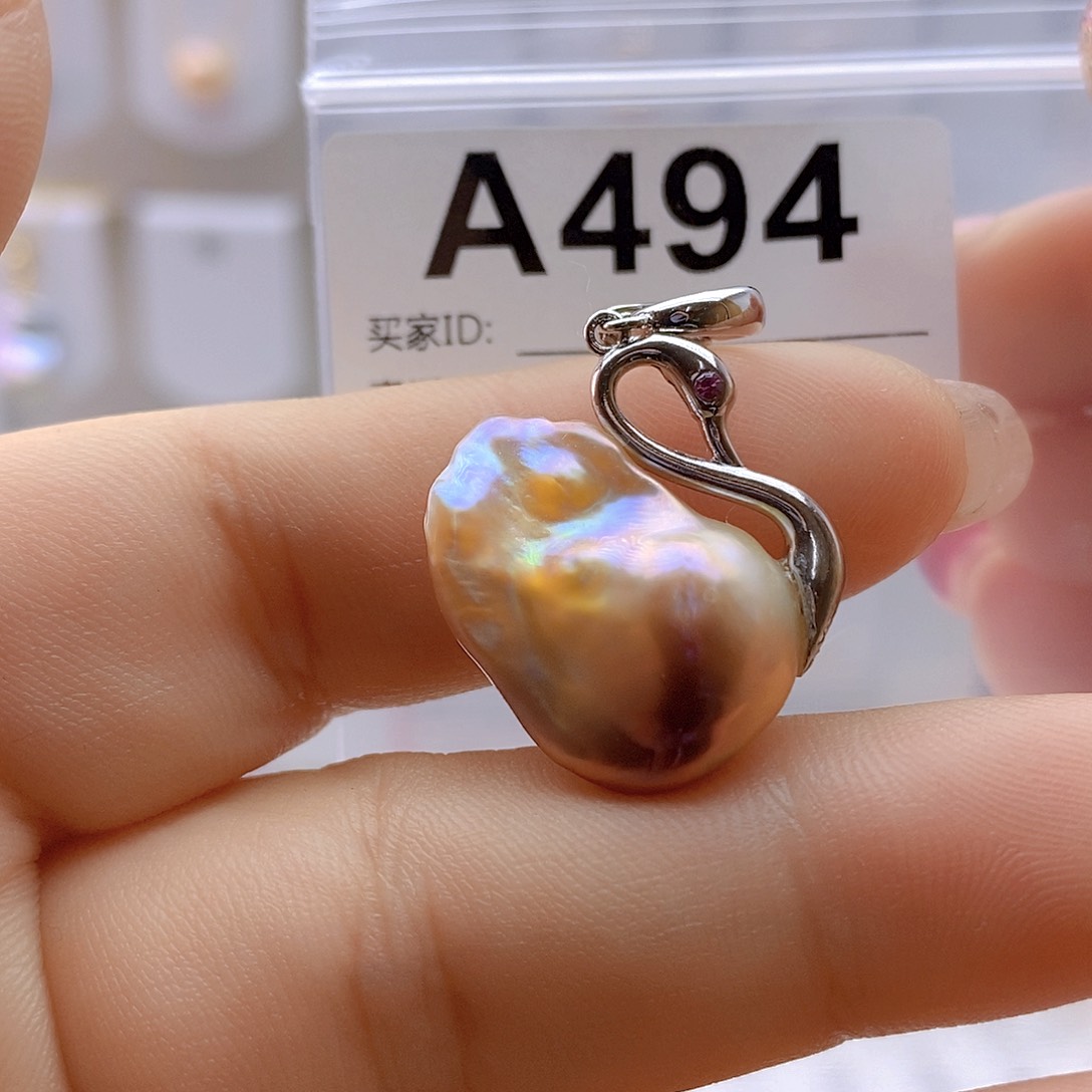 淡水珍珠颈饰银S925镶嵌
