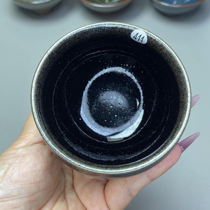 茶盏建窑建盏磨底柴烧主人杯