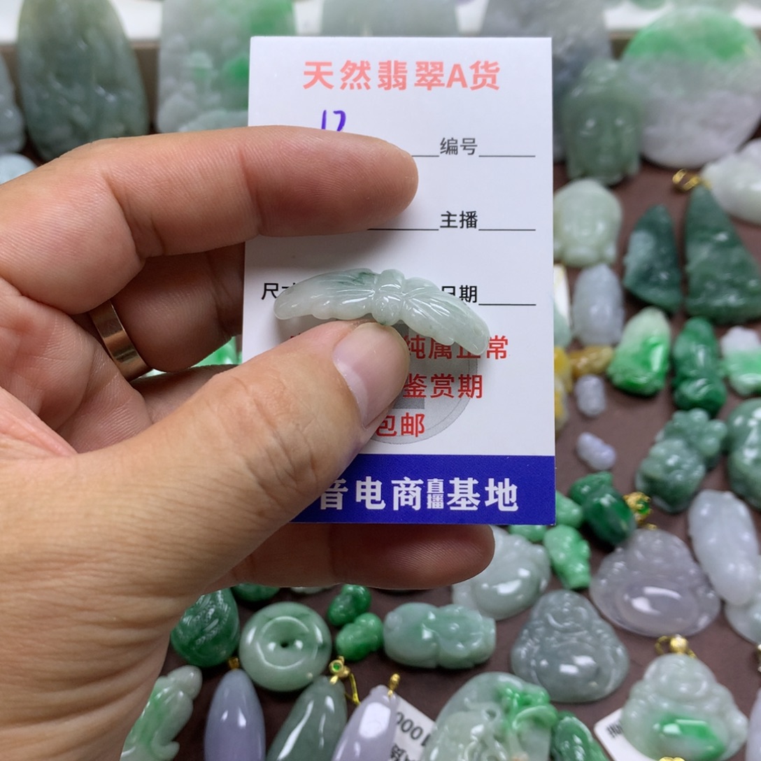 翡翠未镶嵌颈饰缅甸A货翡翠