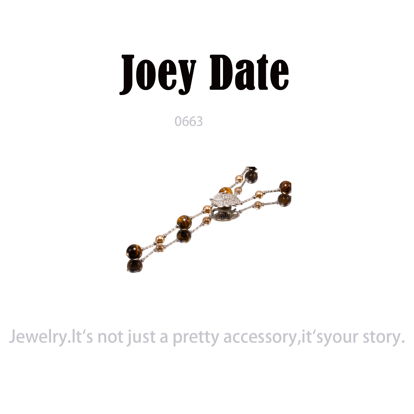 镀K金  Jory Date  项链~0663（40+5cm）   