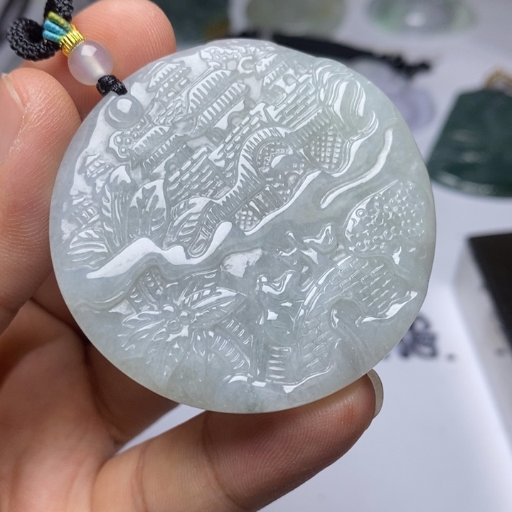 颈饰未镶嵌翡翠翡翠