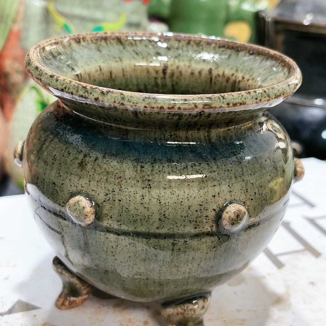 瓦当摆件摆件茶桌茶餐台陶瓷