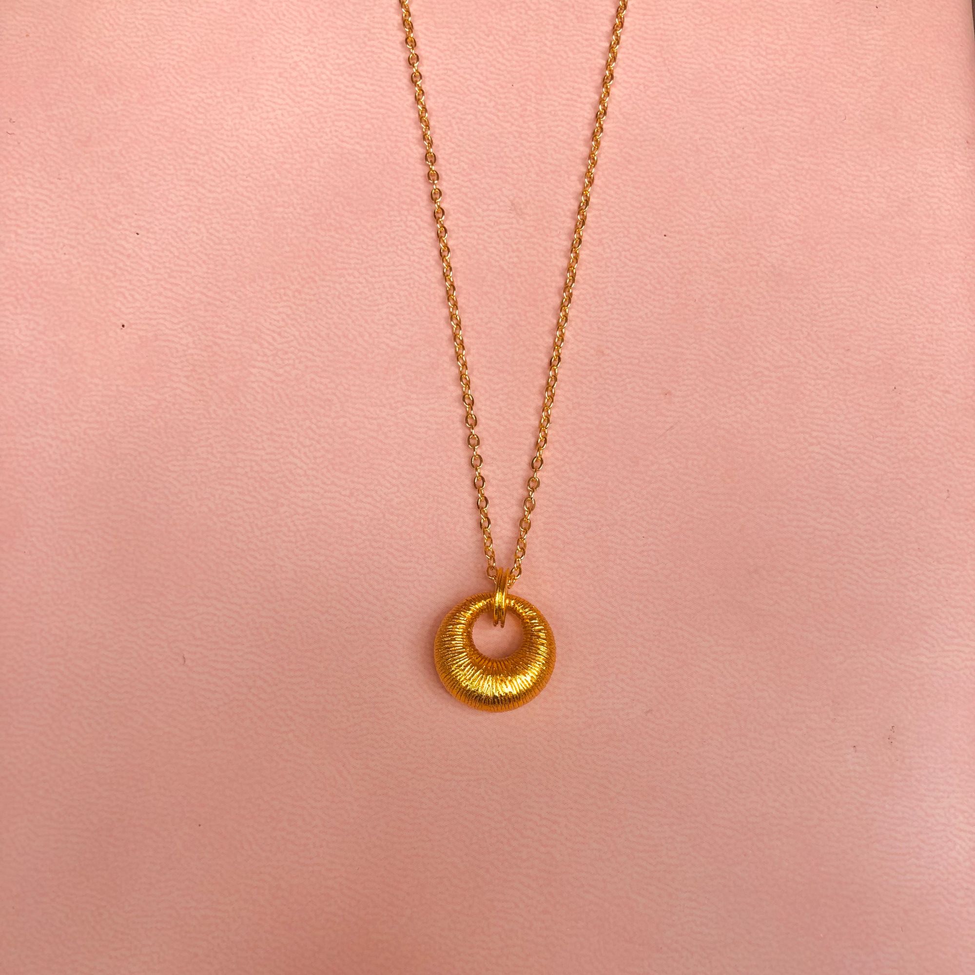 E120 小金陀吊坠套链