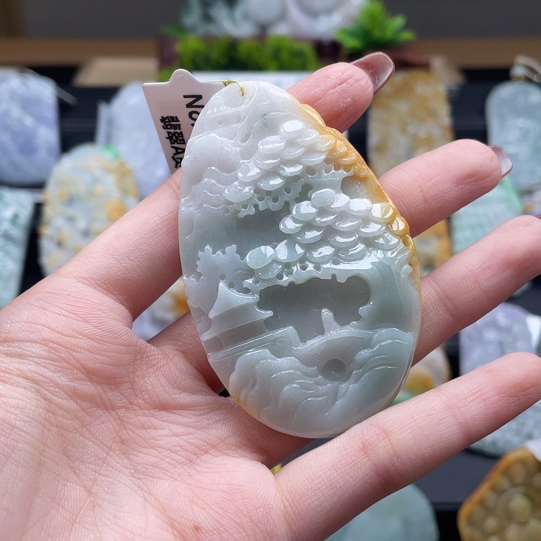 翡翠吊坠(不含链)未镶嵌