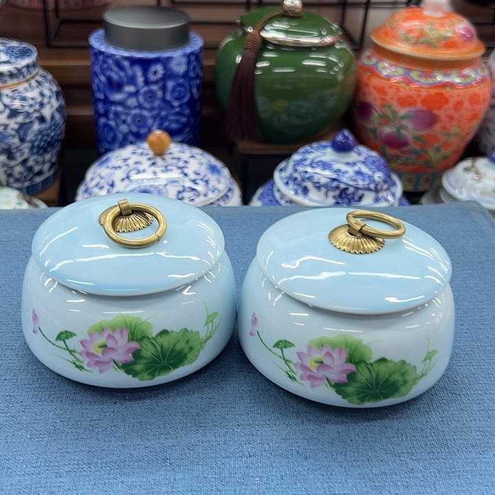 瓷片茶叶罐茶叶罐