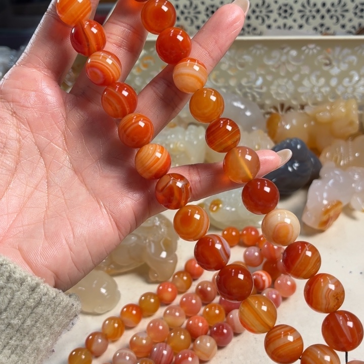 玛瑙/玉髓未镶嵌吊坠(不含链)