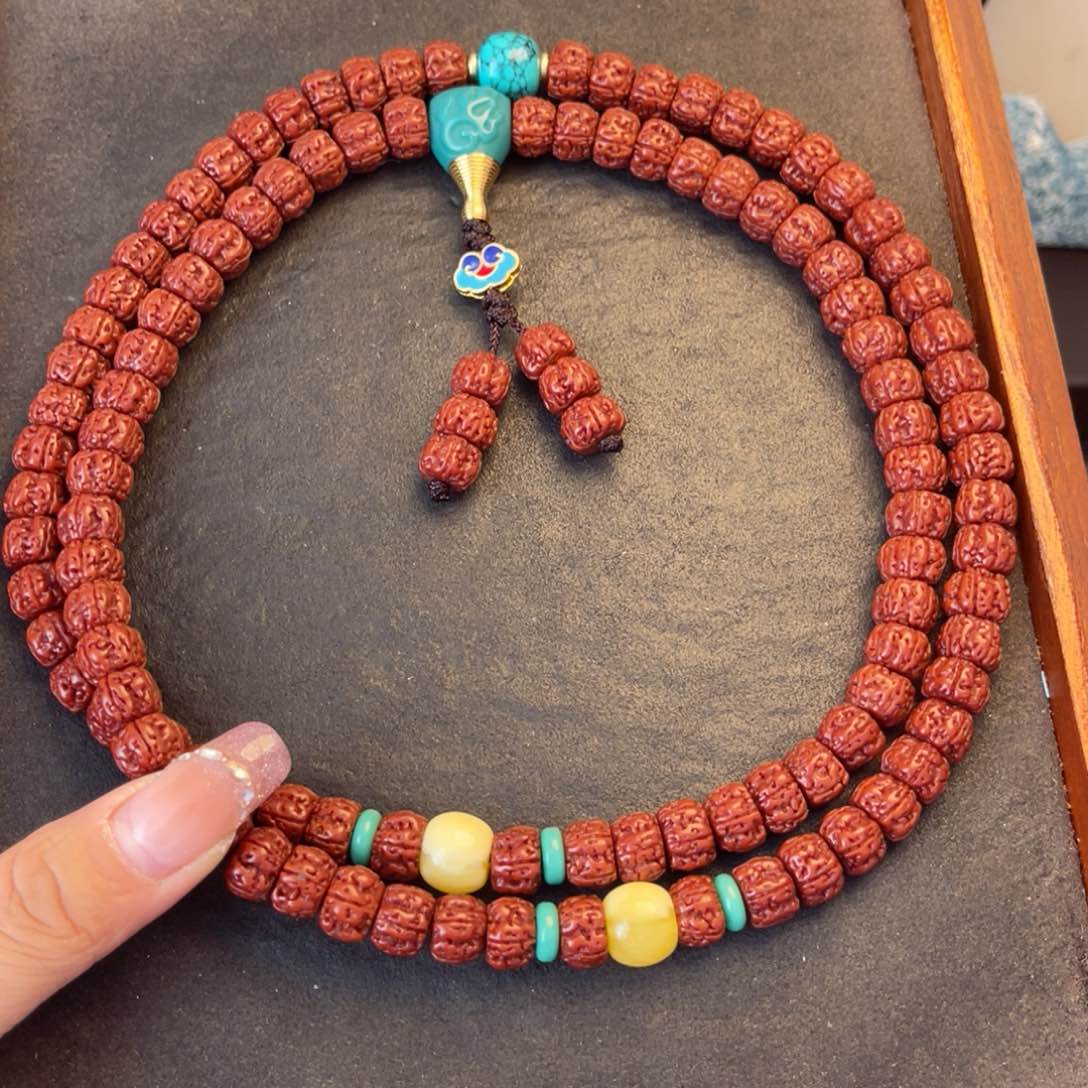 金刚菩提吊坠8****菲藏式直切一代龙