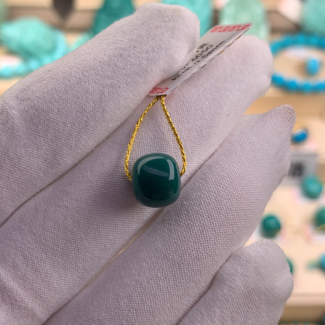 绿松石珠宝奇石未镶嵌9.5×8.3