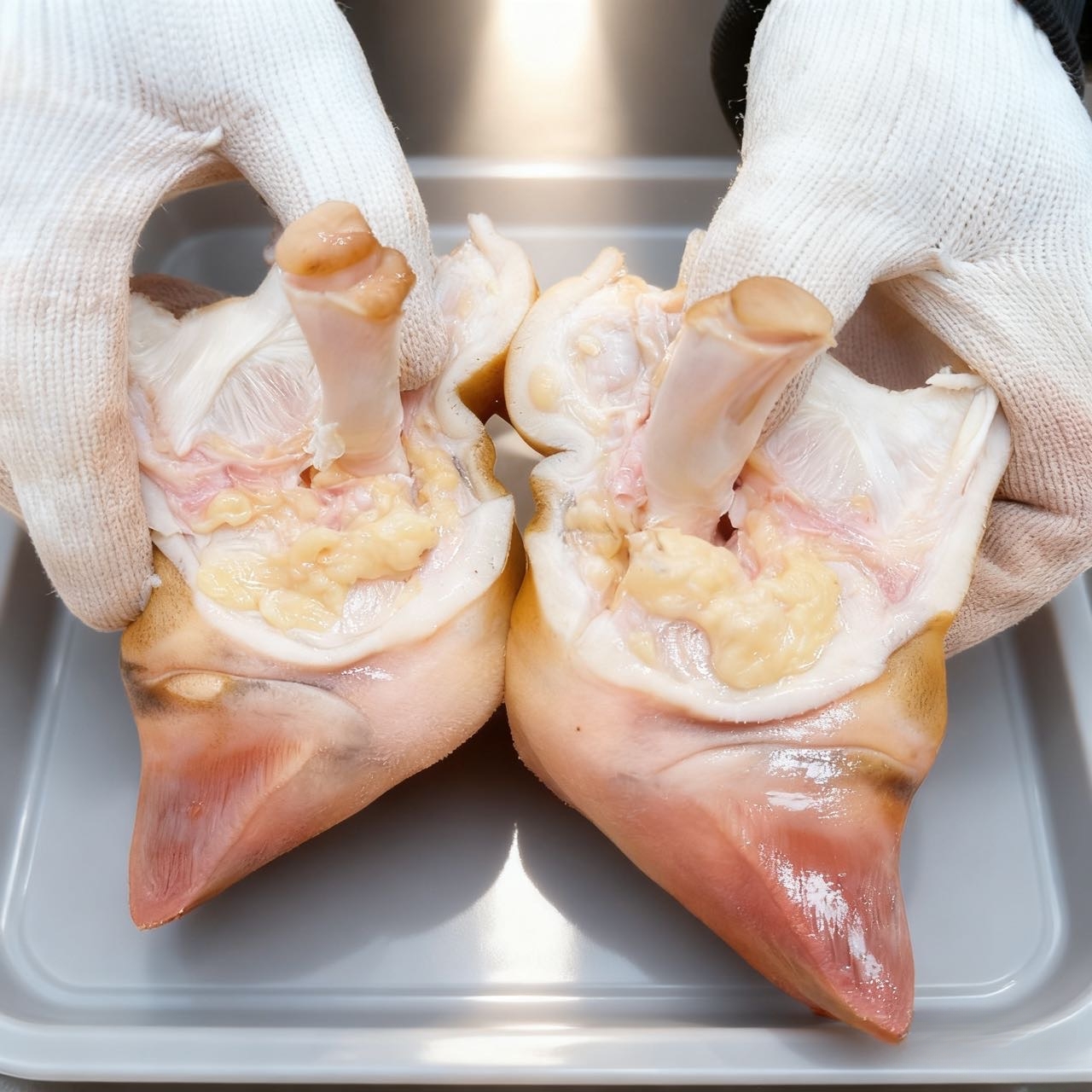 【牦牛牛蹄6斤】新鲜牦牛牛蹄正宗火烧去毛固形物含量100%牛蹄筋