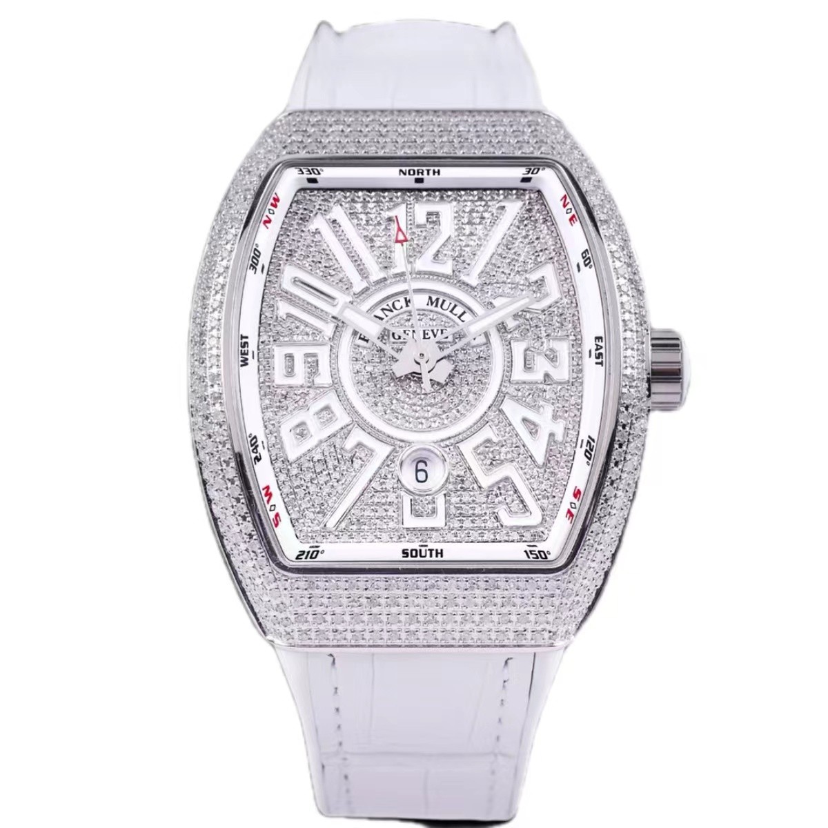 95新 Franck Muller/法兰克穆勒 曹爽/V45后钻/45mm/单表