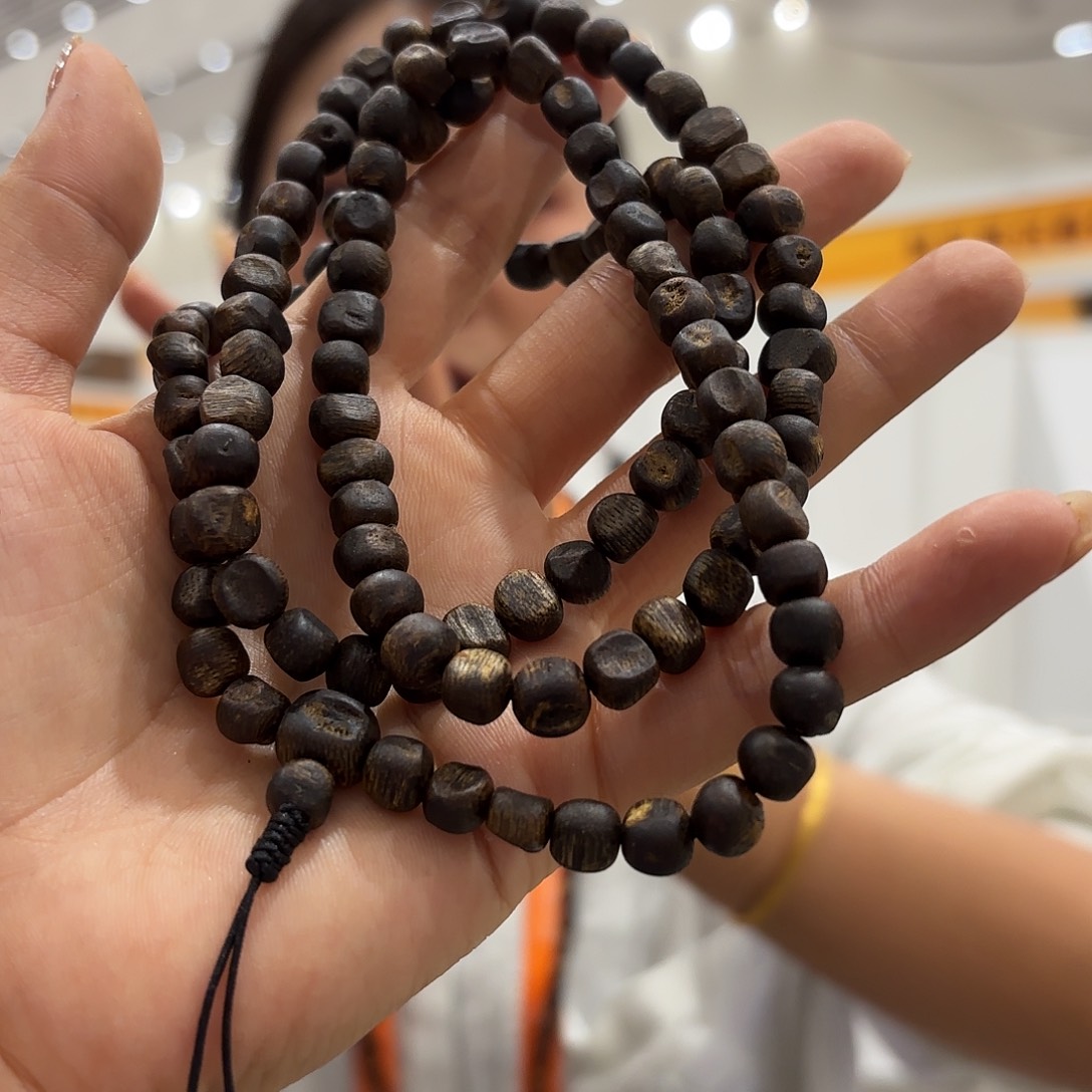 手串沉香奇楠沉香留疤多圈30克➕