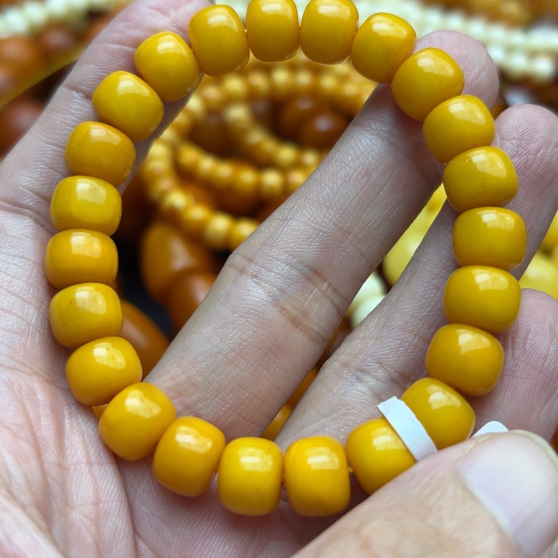 琥珀手链未镶嵌蜜蜡