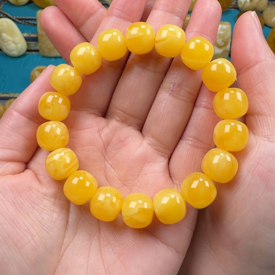 蜜蜡手链未镶嵌蜜蜡