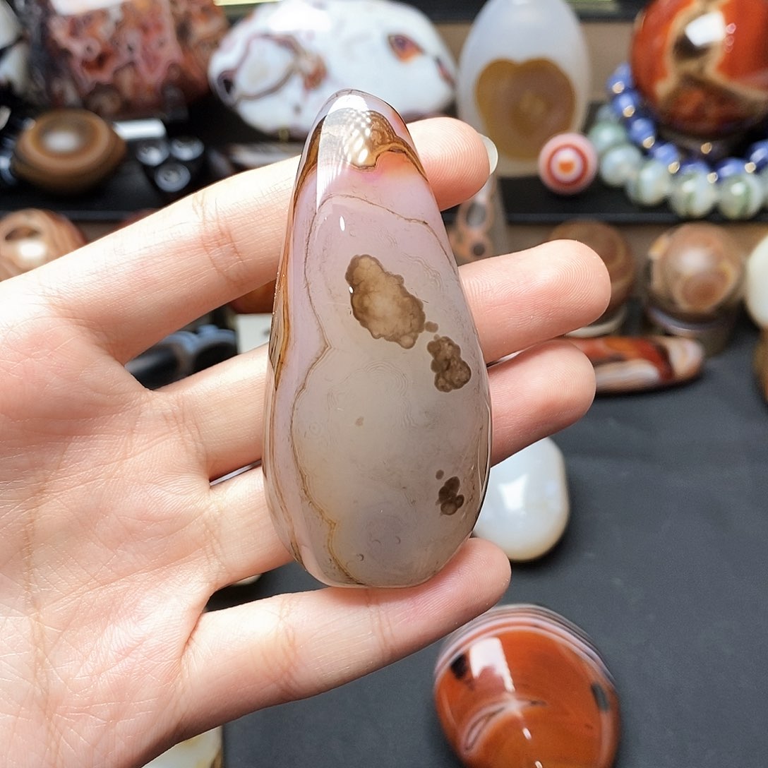 未镶嵌两毛玛瑙/玉髓早***儿