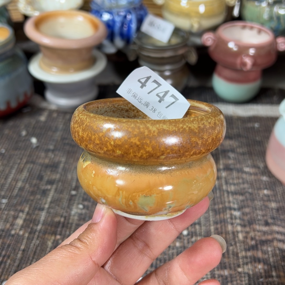 红陶景德镇手工花盆