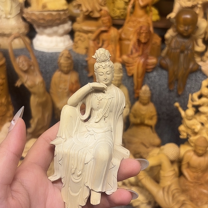 黄杨木黄杨木瑕疵观音