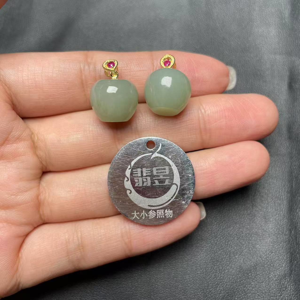 翡昱-SH20-50272-和田玉吊坠S925扣-多样性发其一-