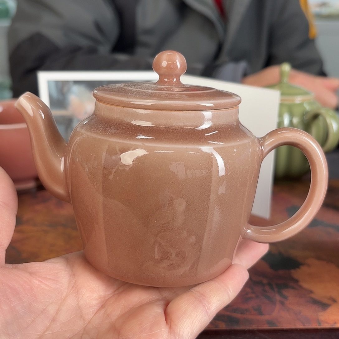 龙泉云间青瓷小米茶器