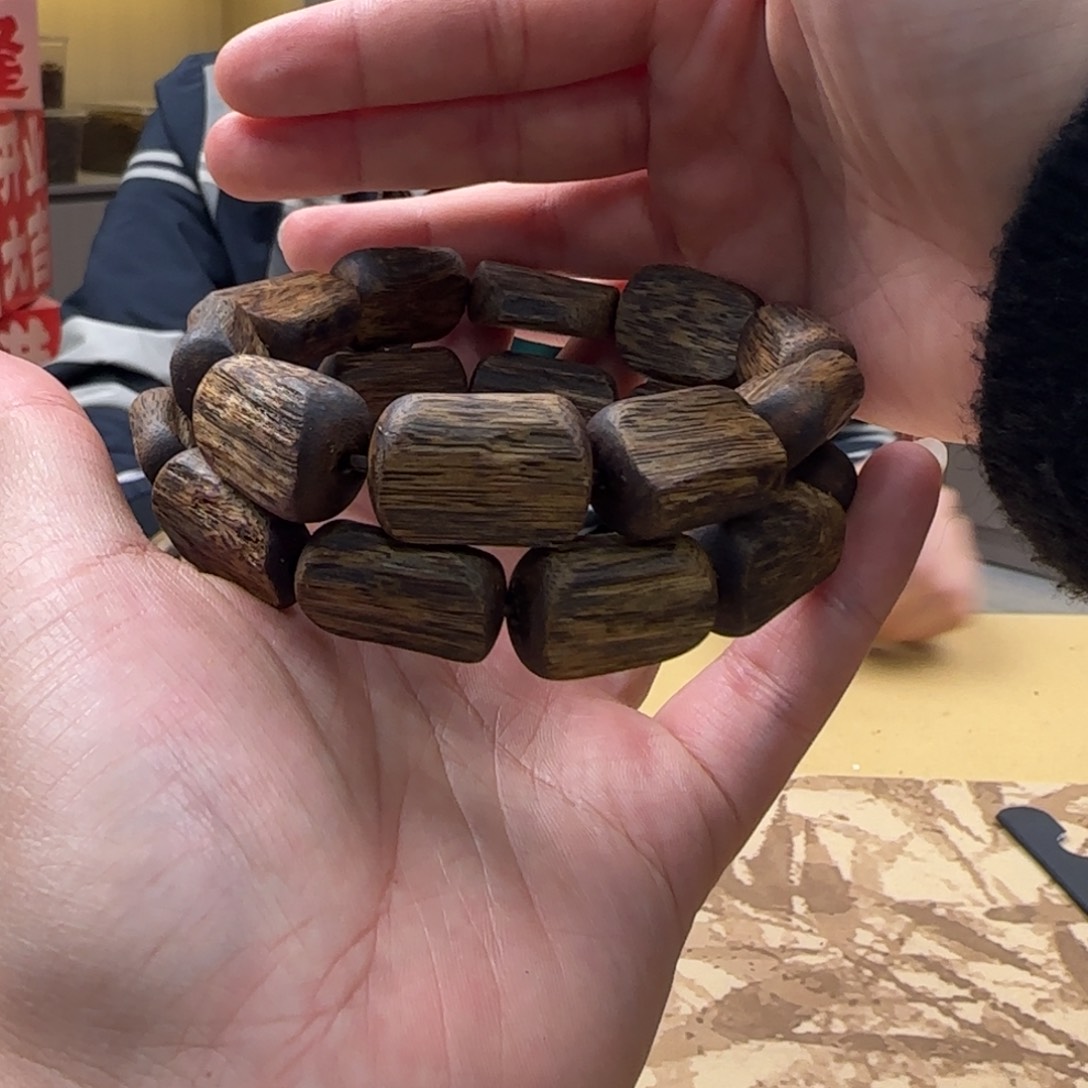 沉香手串绿棋张勺子多样性发货1条18克