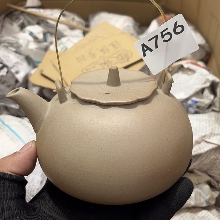 瓷片茶摆件工艺品摆件666