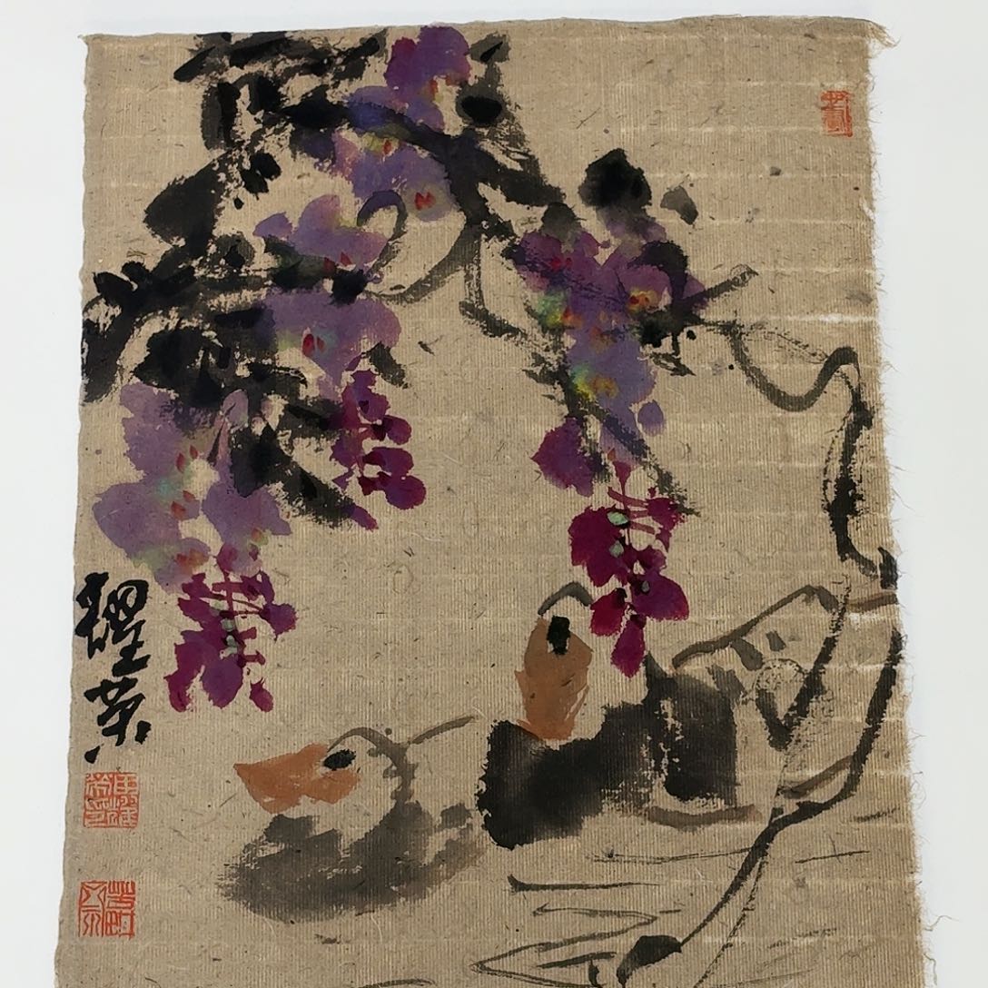 国画41、35尺寸花鸟一张