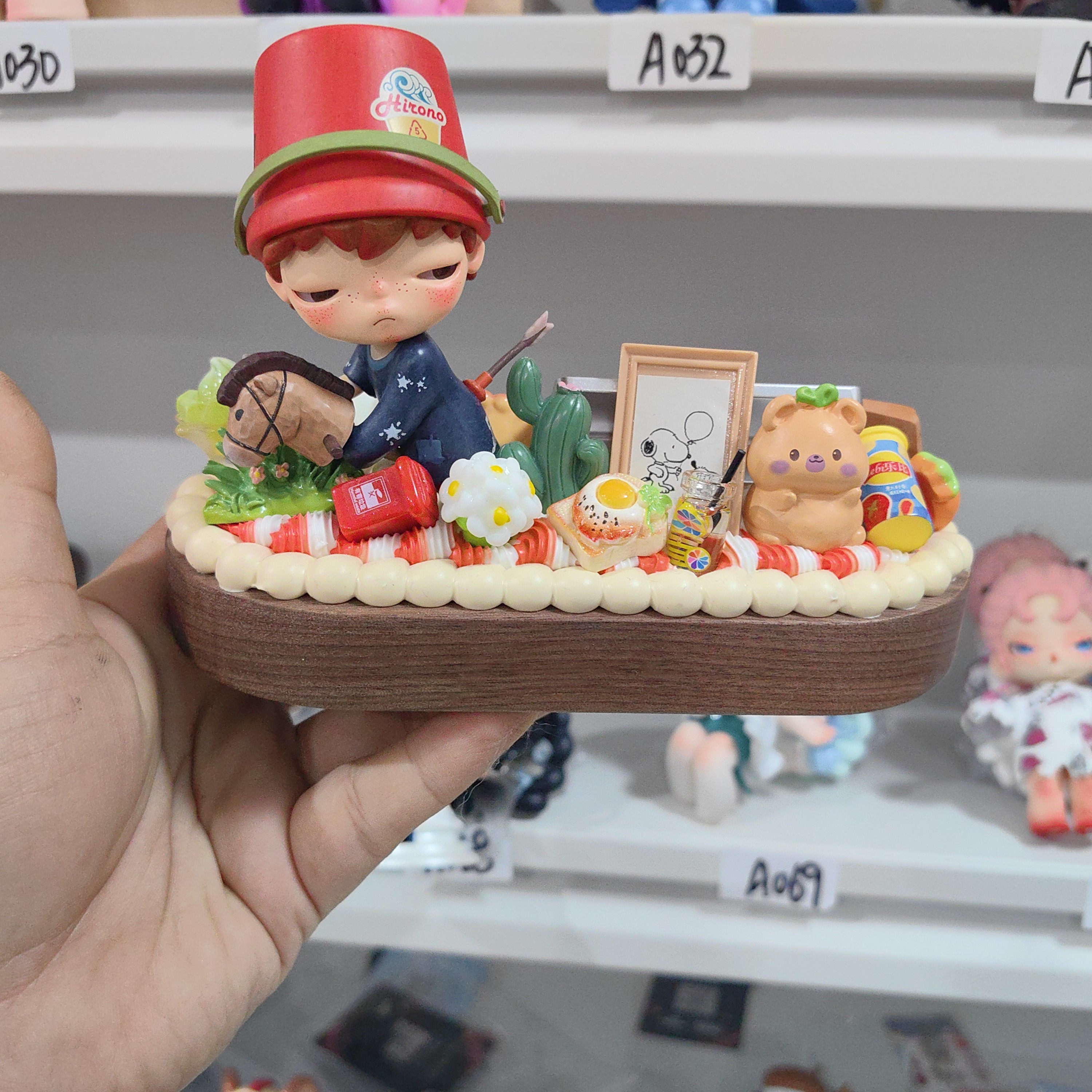 奶油胶扫码停车牌