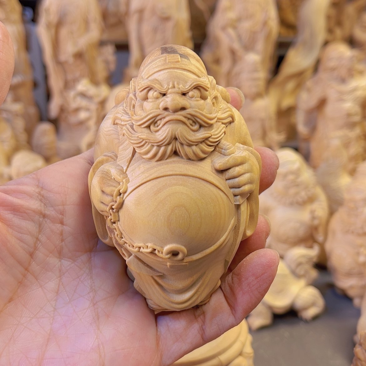 【闪购商品】木易*小叶黄杨木8分钟馗有黑