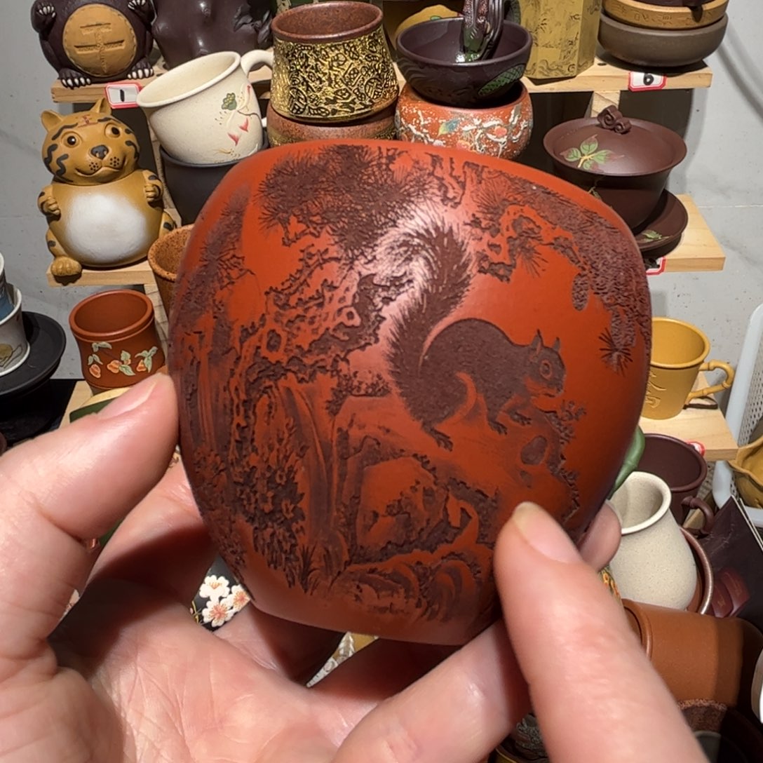 紫砂茶杯宜兴紫砂主人杯