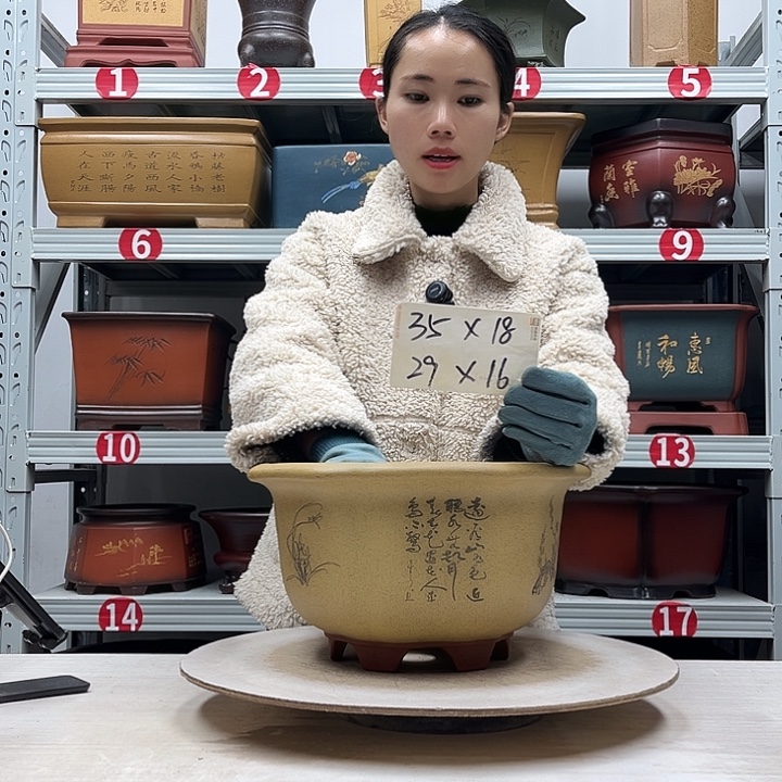 紫砂花盆紫砂花盆